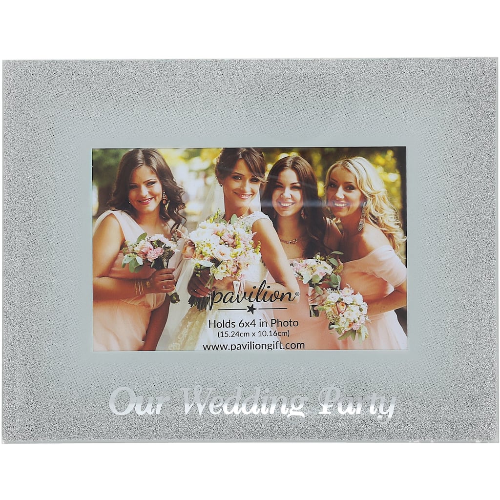 Pavilion Our Wedding Party Glitter Frame