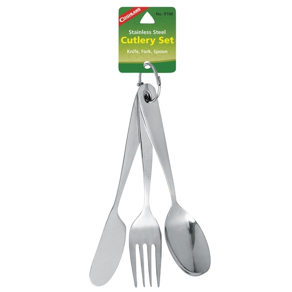 Coghlans 9166 coghlans 9166 cutlery set, 3-pc stainless steel