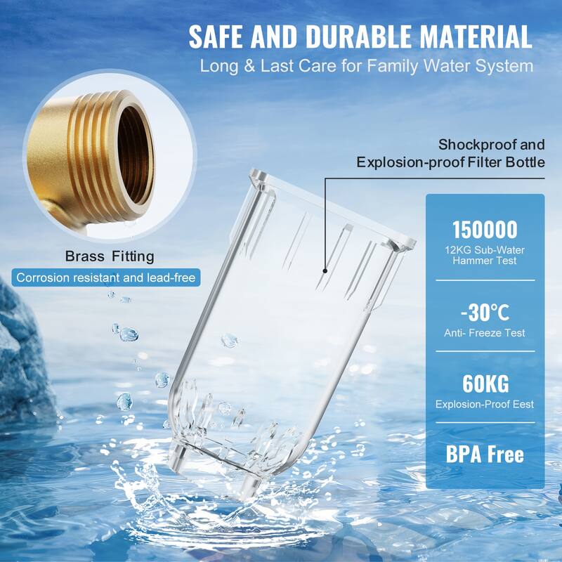 Spin Down Filter for Whole House Water Filtration Systems