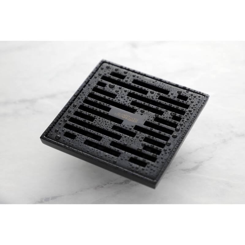 Watercourse Transit 4" Square Grid Shower Drain