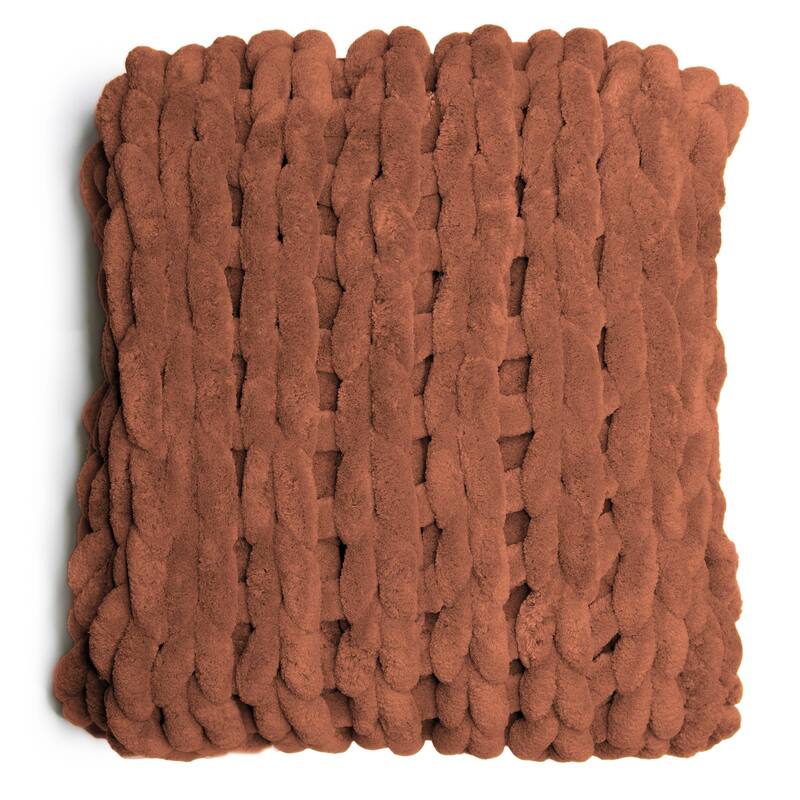 Donna Sharp's Chunky Chenille Throw - 40" x 50" - Rust
