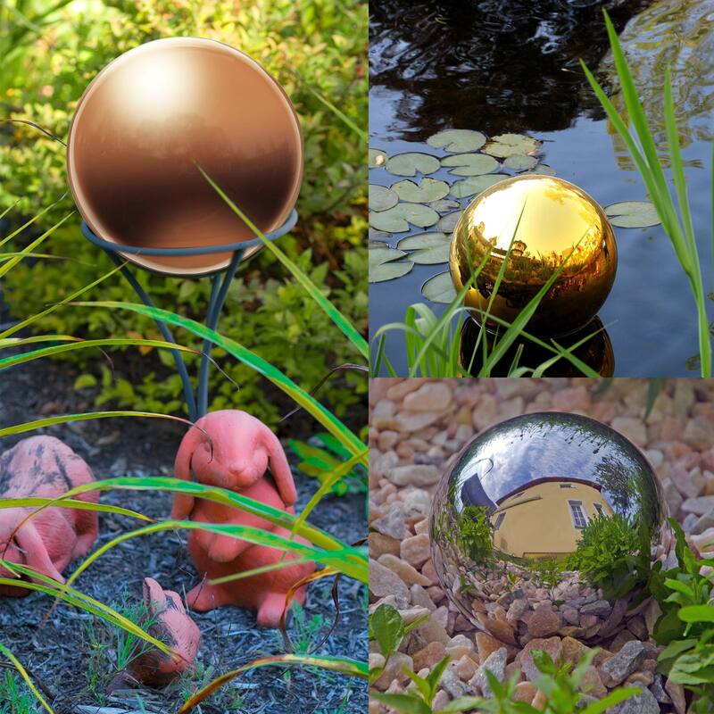 Gazing Ball Stainless Steel Gazing Globe Mirror Sphere