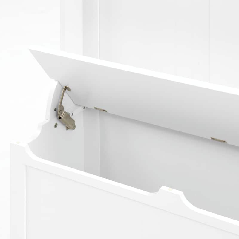 Entryway Bench with Standing Coat Rack, Hall Tree with Shoe Storage