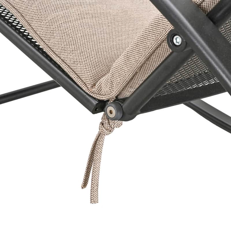 Patio Festival Indoor and Outdoor Rocker Chair with Cushion