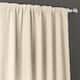 Exclusive Fabrics Italian Faux Linen Curtain (1 Panel)
