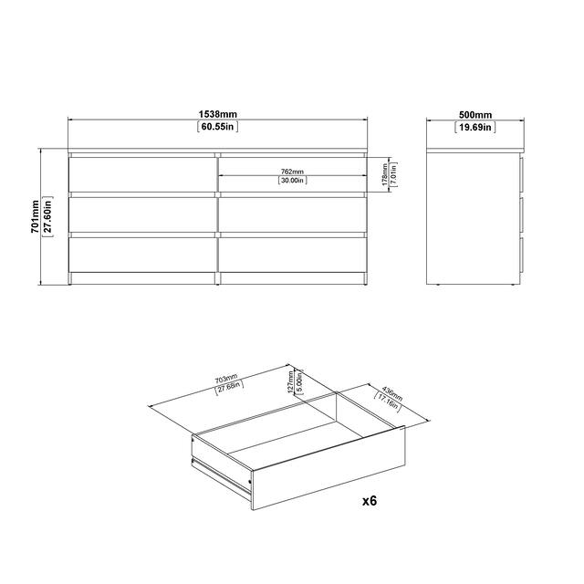 Porch & Den McKellingon 6-drawer Double Dresser