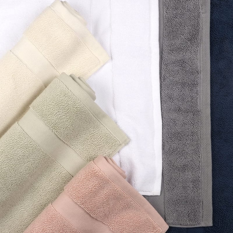 GOTS Certified Organic Cotton Feather Touch Quick Dry 900 GSM Bath Mat, 20"X33"
