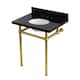 Option Black Granite / Brushed Brass