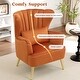 preview thumbnail 17 of 65, HOMYKA Modern Wingback Arm Chair Upholstered Accent Chair Set of 2