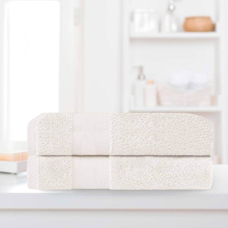 Blue Nile Mills Rio Turkish Cotton Bath Sheet, Set of 2 - Ivory