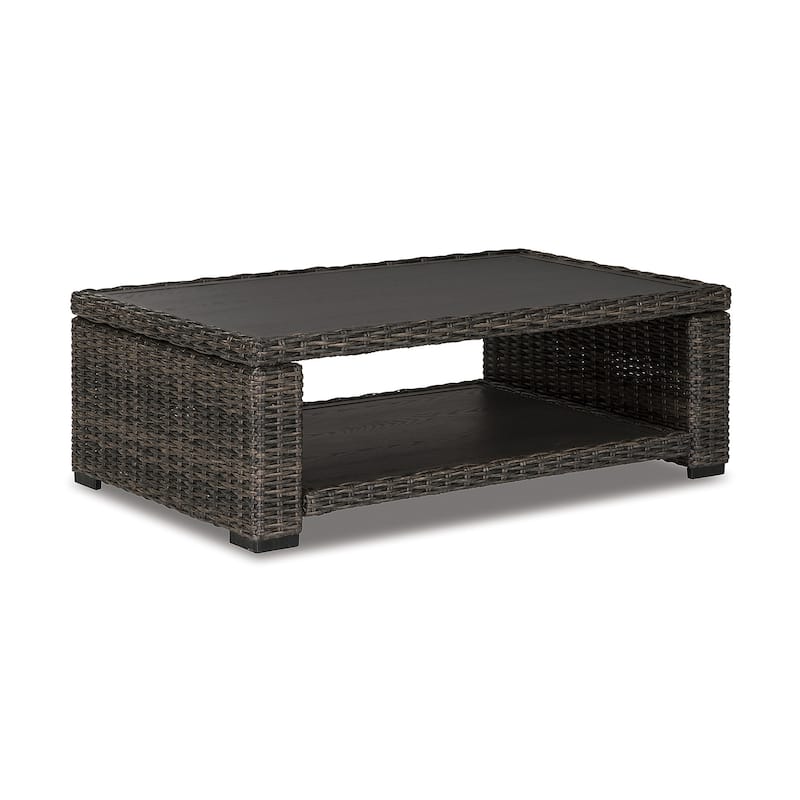 Signature Design by Ashley Grasson Lane Brown Rectangular Cocktail Table