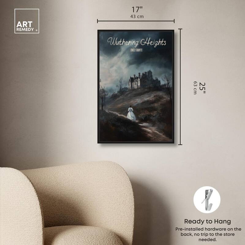 Wuthering Heights Cover Canvas by Art Remedy