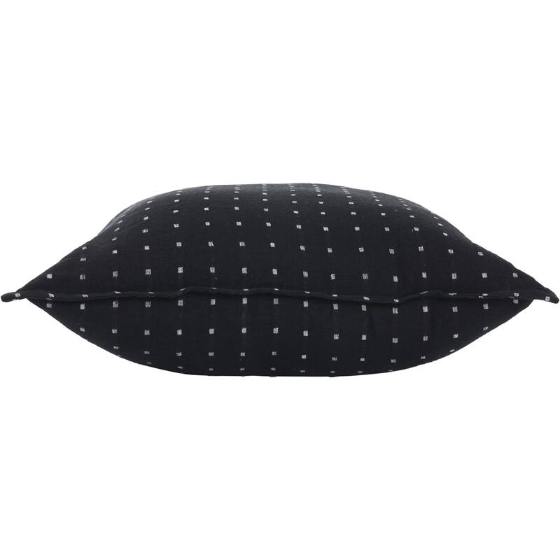 Brittany Polka Dot Throw Pillow - 20" - Black and White