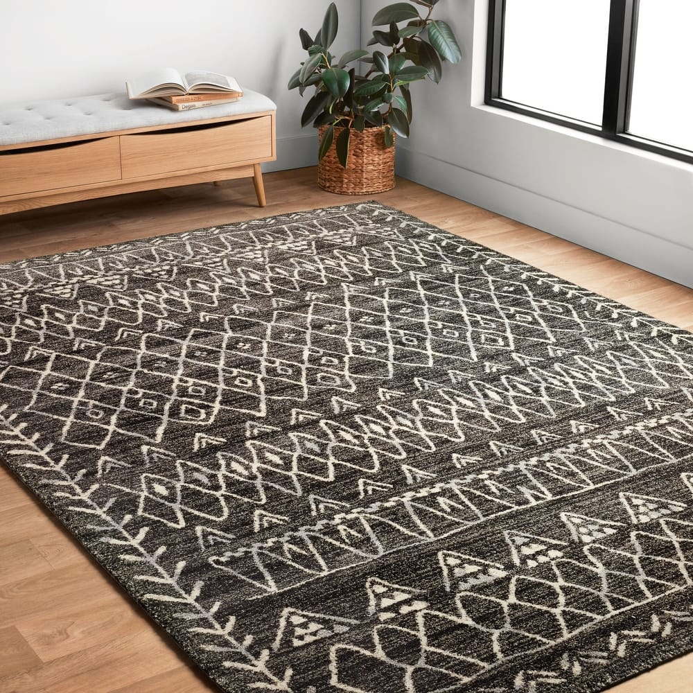 Alexander Home Brentley Abstract Tribal Moroccan Area Rug