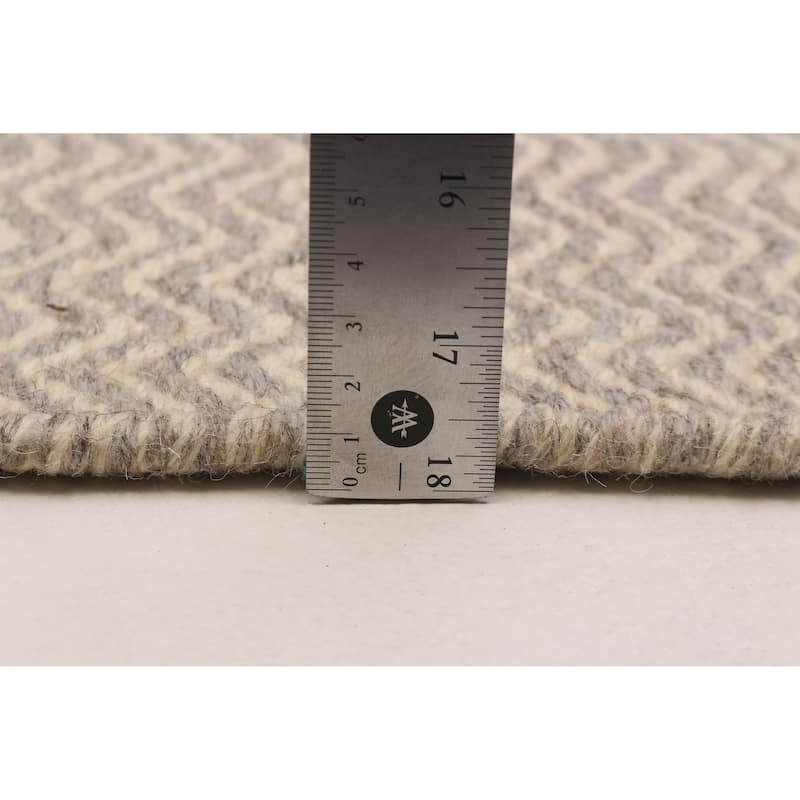 Nevada Grey Kilim 5'0" x 7'9" - 5'0 x 7'9