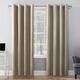Sun Zero Duran Thermal Insulated Total Blackout Grommet Curtain Panel, Single Panel - Linen - 50x63