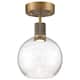 Option Antique Brushed Brass / Seeded Glass