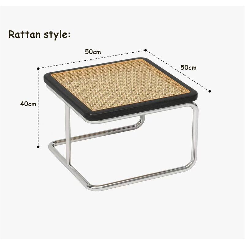 Modern Versatile Indoor/Outdoor Coffee Table with Solid Wood Frame