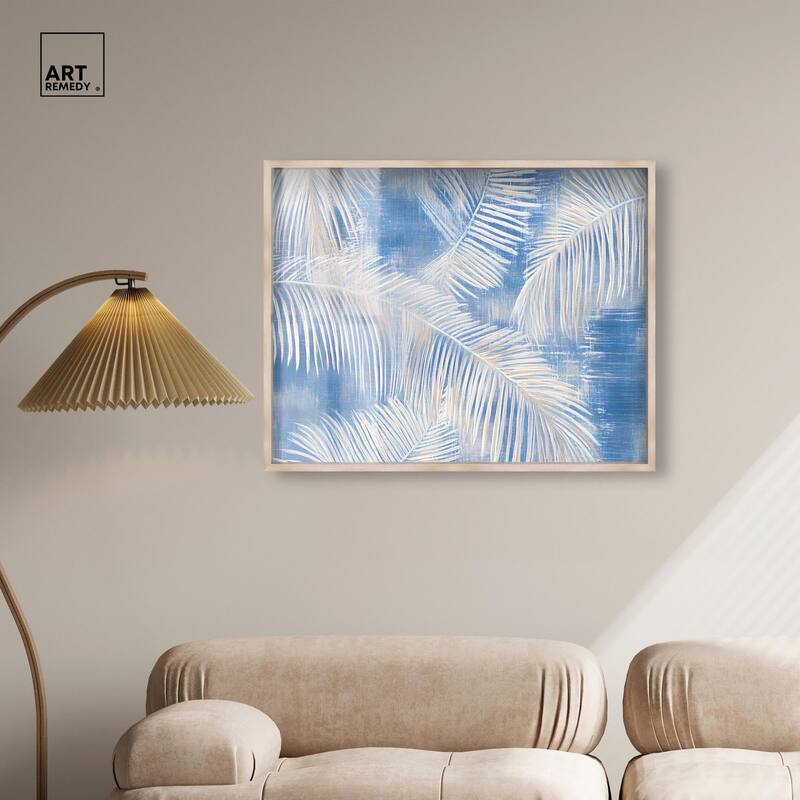 Sky Palm Silhouettes Shadowbox by Art Remedy