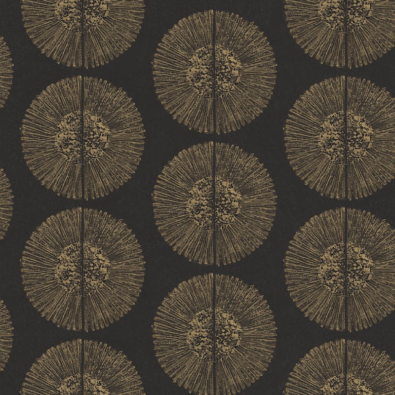 Galerie Wallcoverings Bazaar Geometric Soleil Design Non-woven Matte Wallpaper Roll - 33 feet x 21 inches - Bronze