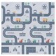 preview thumbnail 3 of 3, SAFAVIEH Tacoma Kids Jani Kids & Tween Rug 5' Square - Ivory/Grey