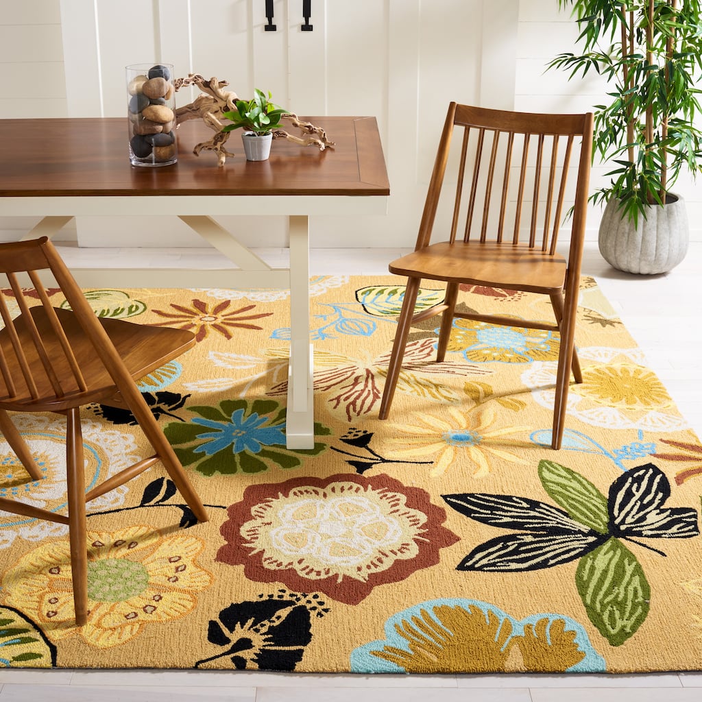SAFAVIEH Handmade Four Seasons Calli Floral Rug