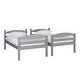 preview thumbnail 15 of 92, Walker Edison Solid Wood Convertible Twin-over-Twin Bunk Bed