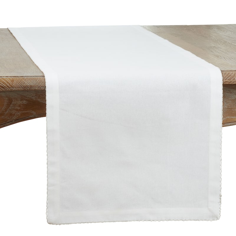 Long Table Runner With Whip Stitched Design