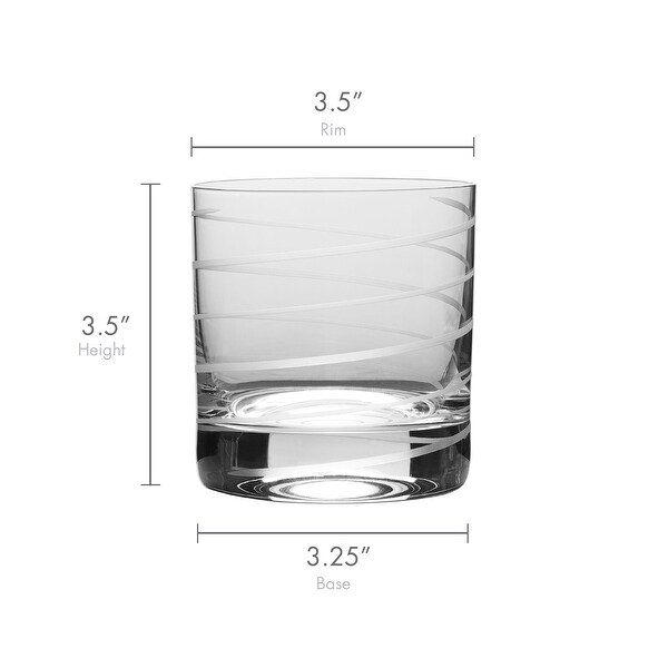 mikasa double old fashioned glasses