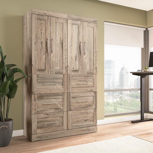 Pur 50W Closet Organization System with Drawers by Bestar