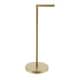 preview thumbnail 13 of 19, Sleek Toilet Paper Holder with Folding Arm and Reserve Compact Freestanding Metal Holder - Diameter 8 inches X 22" H