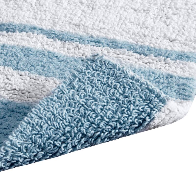 Madison Park Spa Cotton Reversible Bath Rug