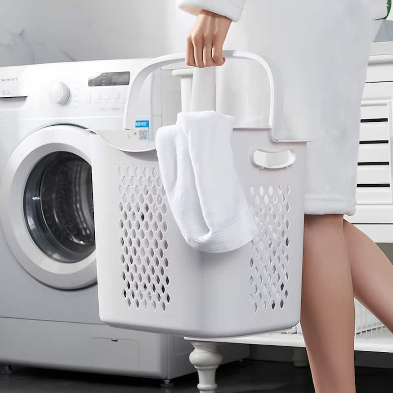 4-Tier Laundry Hamper Sorter, Laundry Storage Organizer with Wheels Removable Rolling Laundry Baskets