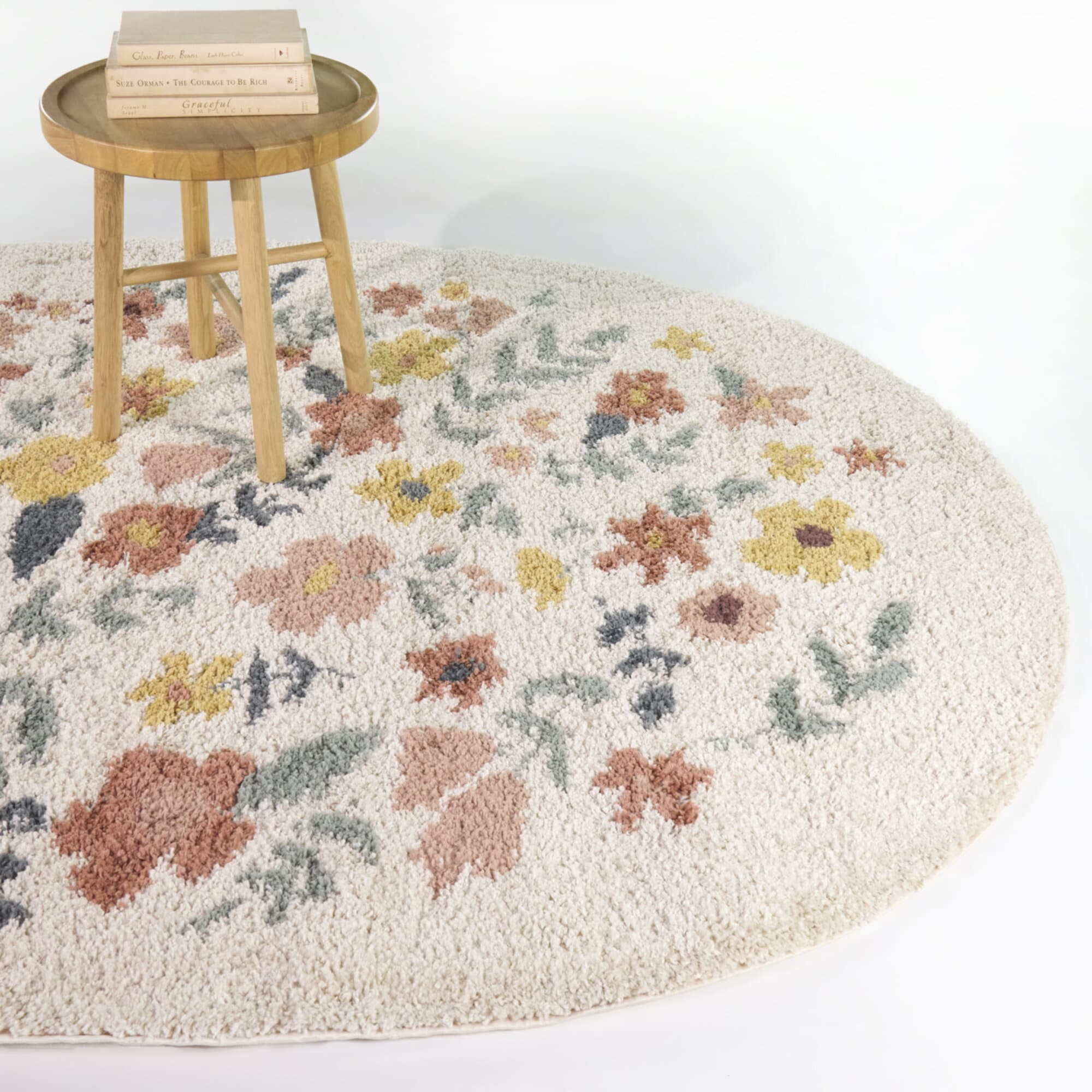 Fairview Kids Tossed Floral Area Rug