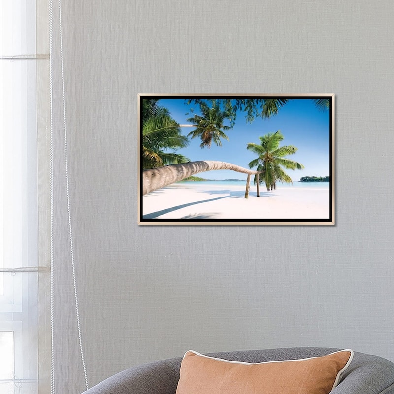 "Palm, Seychelles" by Stefan Hefele Framed