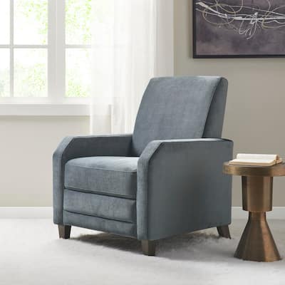 Madison Park Orion Gray Upholstered Recliner