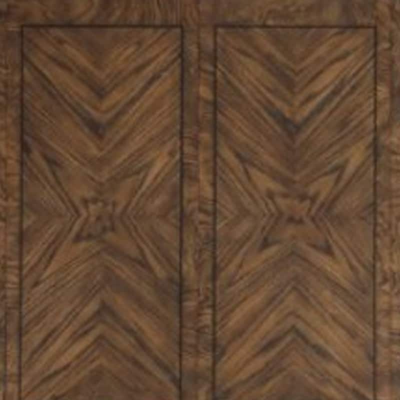 Leova Dining Table, 80-114 Inch Extendable Top, Dark Brown Corbel Base