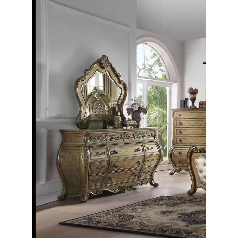 Versaille Vintage Oak 11-Drawer Dresser