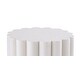 preview thumbnail 4 of 3, Iron White Beige Stool - Medium