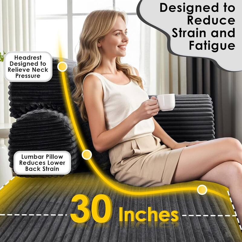 Convertible Sleeper Sofa Bed, 78.5" Corduroy Foldable Loveseat Sofa, King Size Floor Mattress Couch, No Assembly Required