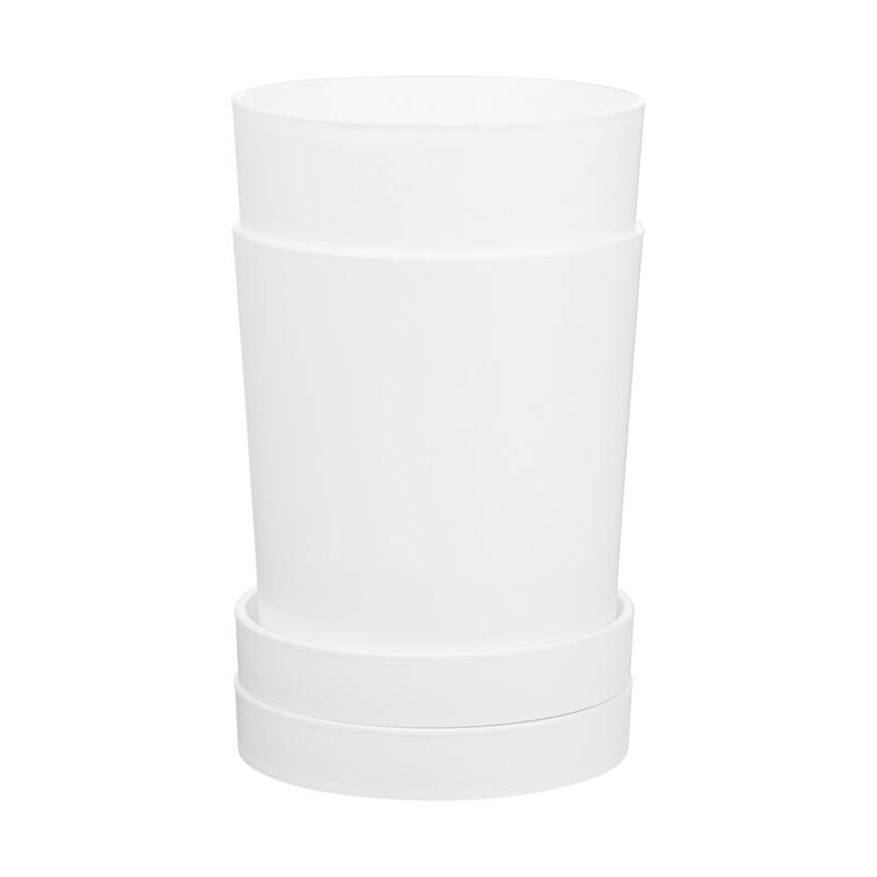 2-Pack Plant Pots, 4.5 Inch Plastic Pots with Drainage Holes