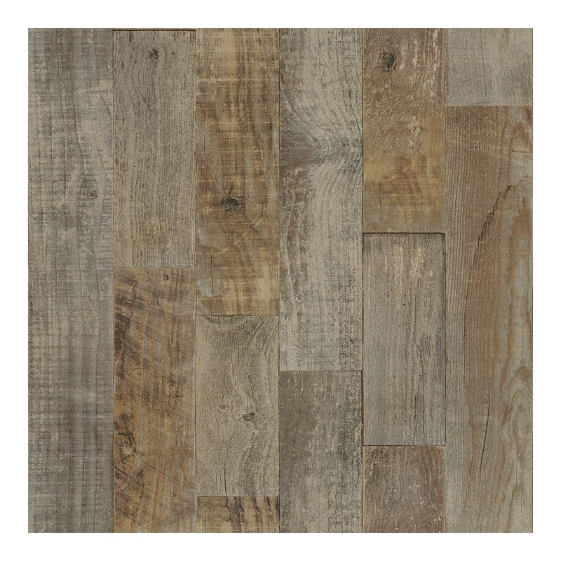 Chesapeake Chebacco Brown Wooden Planks Wallpaper - 20.5 x 396 x 0.025
