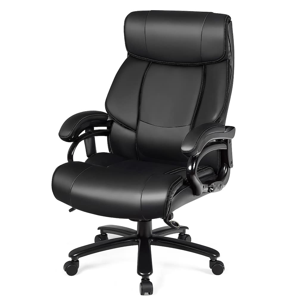 Ergonomic Office Chair Rolling Executive Massage Chair with PU Leather