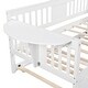 preview thumbnail 26 of 72, Elegant Design Daybed with Trundle Bed, Wooden Sofa Bed for Bedroom Living Room, Wood Platform Bed Frame for Kids Teens Guests