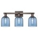 preview thumbnail 89 of 120, Innovations Lighting Endless Possibilities Arcadia - Bella - 3 Light 25" Bath Vanity Light Blue/Oil Rubbed Bronze