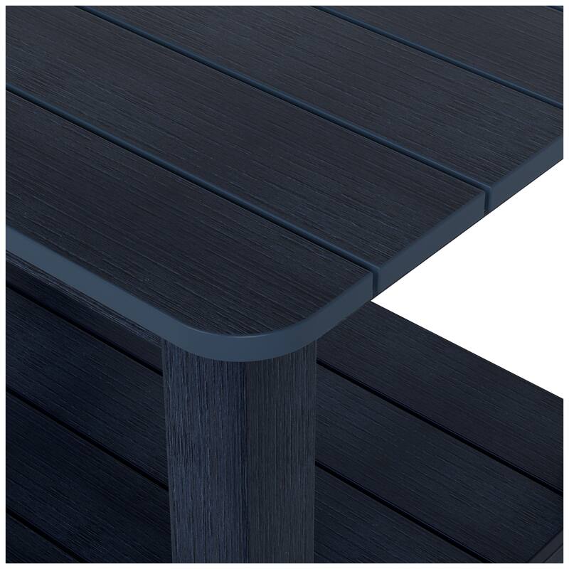 Vineyard HIPS Eco-Friendly Outdoor Modern Square All Weather Side Table