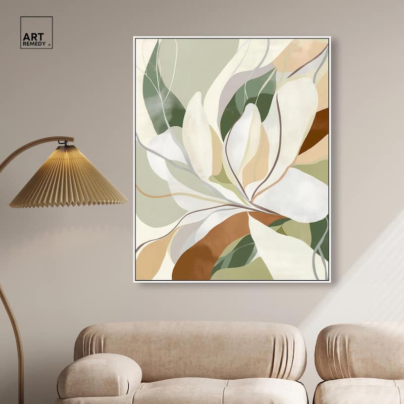 Leaf Prints I Canvas by Art Remedy
