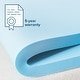 preview thumbnail 5 of 13, Priage by ZINUS 3 Inch Green Tea Cooling Gel Memory Foam Mattress Topper - Blue