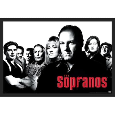 The Sopranos Framed Art Poster - 24 x 36 Inch