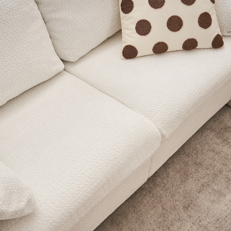 GDFStudio - Chloe Comfy Chenille Sofa Couch - Modern Upholstered Sofa Set